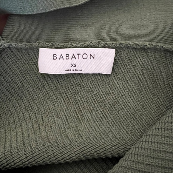 Aritzia Sculpt Knit Criss Cross Ribbed Halter Mini Dress - Picture 4 of 6